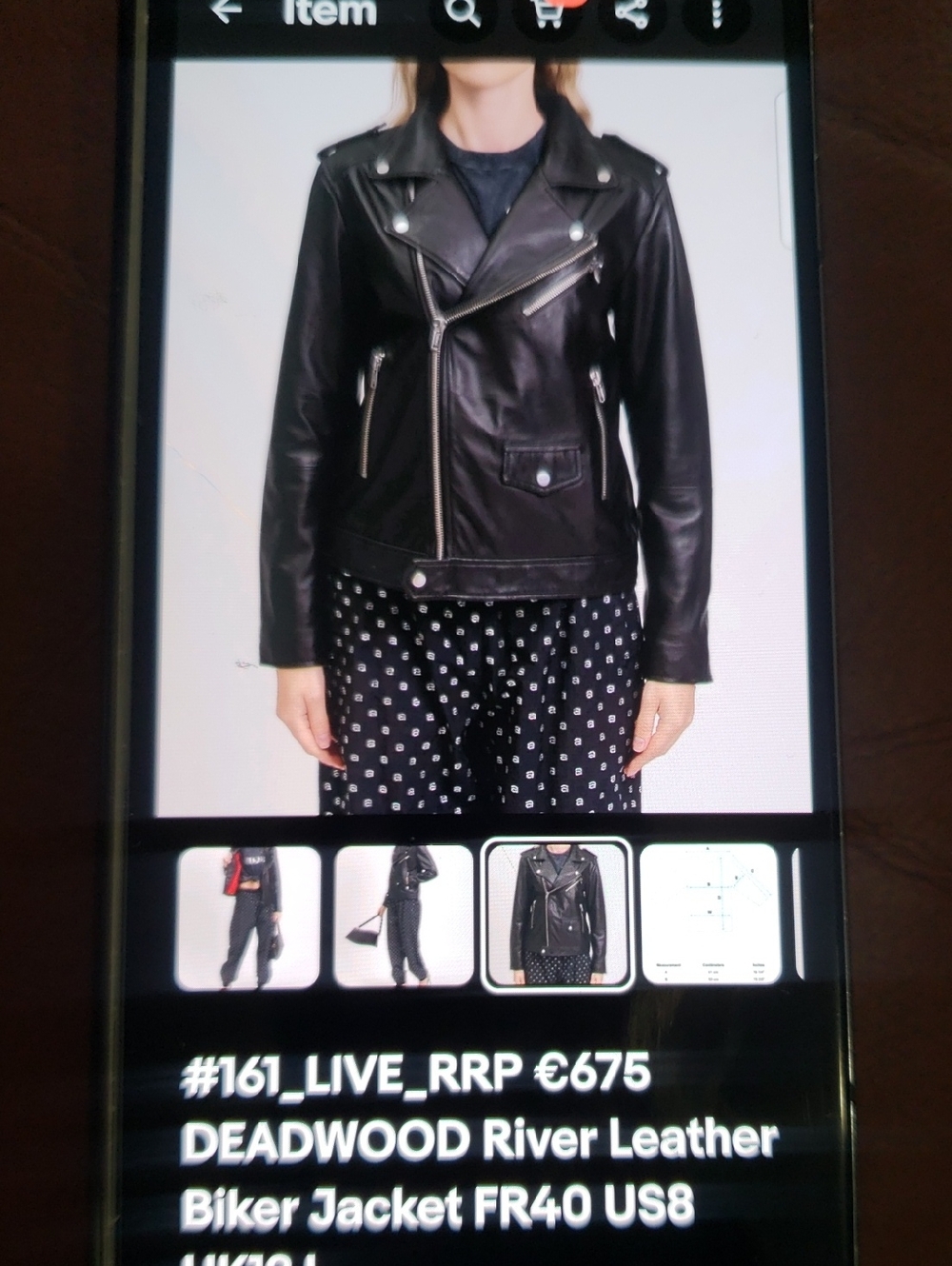 Black Leather Biker Jacket